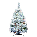 Vickerman 36 Inch  Flocked Alaskan 127T 100 Multi Led  A806342Led