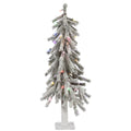 Vickerman 2 X 14 Inch  Flocked Alpine 72T 50 Multi Led  A807422Led