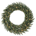 Vickerman 60 Inch  Camdon Fir Wreath 400Led Wmwht  A861061Led