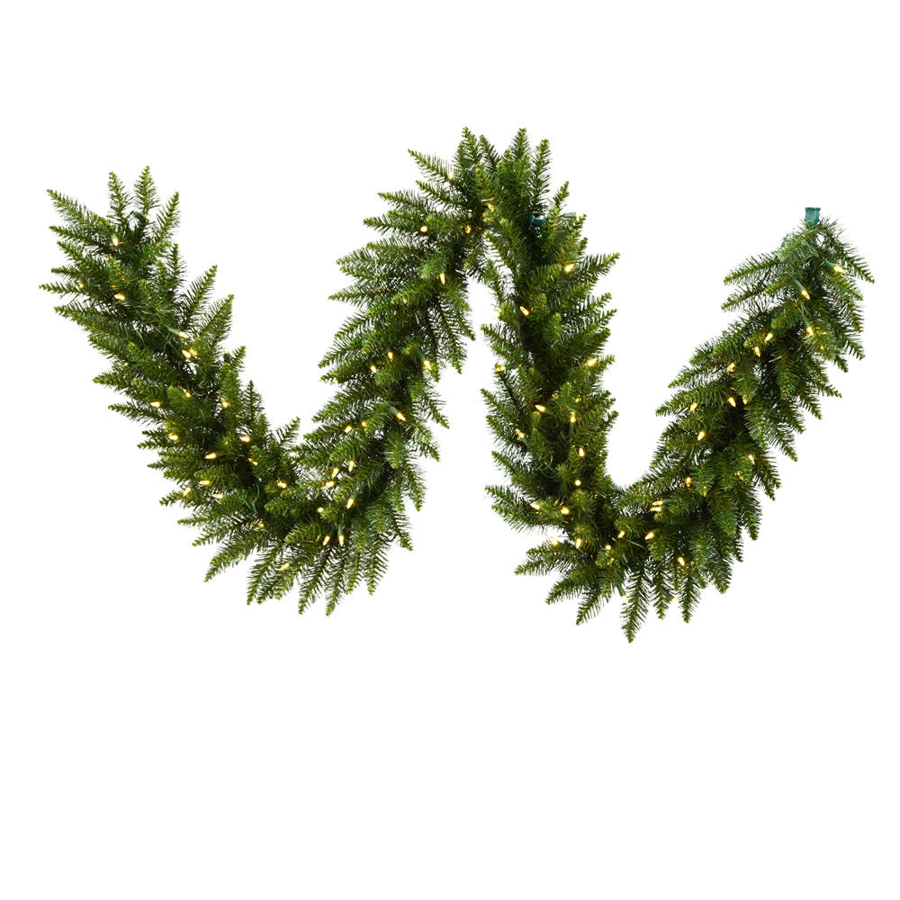 Vickerman 9 X 14 Inch  Camdon Garland 100Led Wmwh  A861111Led