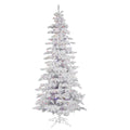 Vickerman 7.5 X 43 Inch  Flkd White Slim 550Multi  A893577Led