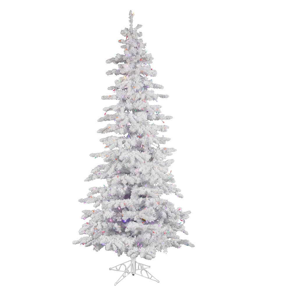 Vickerman 7.5 X 43 Inch  Flkd White Slim 550Multi  A893577Led