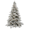 Vickerman 6.5 X 59 Inch  Flocked Utica 650Wmwht  A895166Led