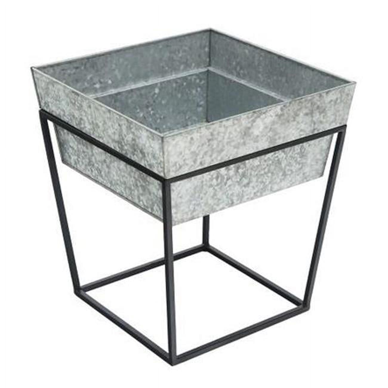 Achla Fb-45G7 Arne Stand With Deep Galvanized Tray  Short