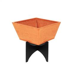 Achla Fb-54-S Zaha Planter I With Stand&#44; Terracotta