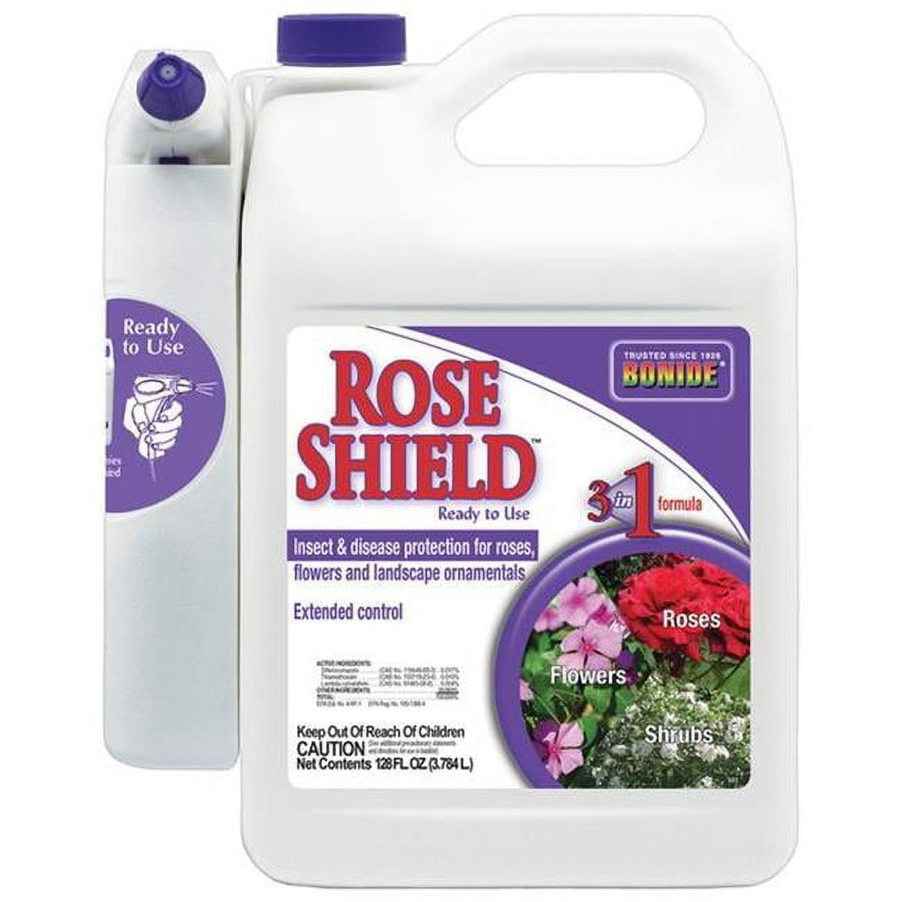 Bonide Product 7013462 128 Oz Bonide Rose Shield Liquid Fungicide Insecticide & Miticide - Pack Of 3