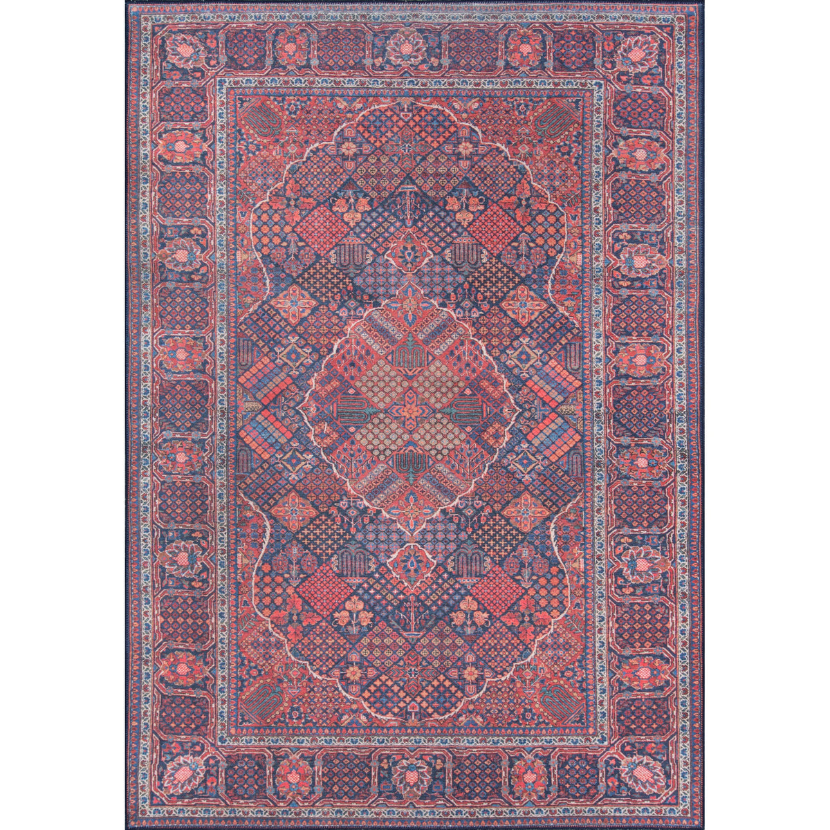 Momeni Afshar Afs10 Navy  3 X 5