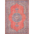 Momeni Afshar Afs12 Red  76 Inch  X 96 Inch