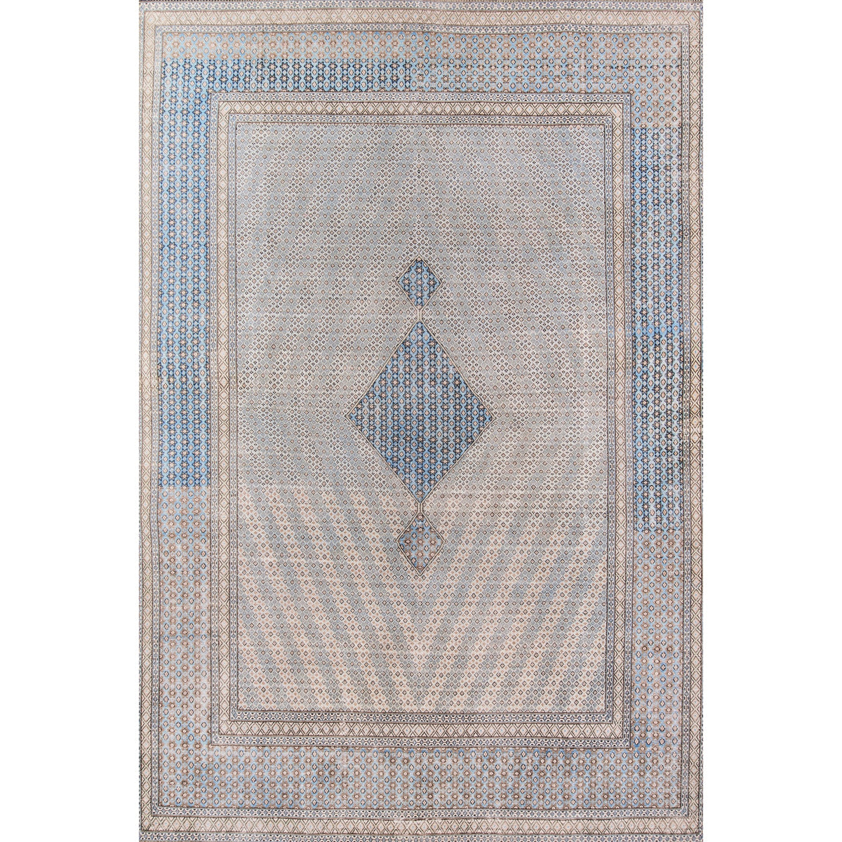 Momeni Afshar Afs34/Blue 10 X 14