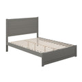 Noho Queen Platform Bed With Matching Footboard In Grey
