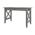 Lexi Desk with Drawer and Charger Grey