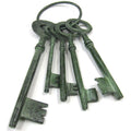 Aluminum Jail Keys Patina