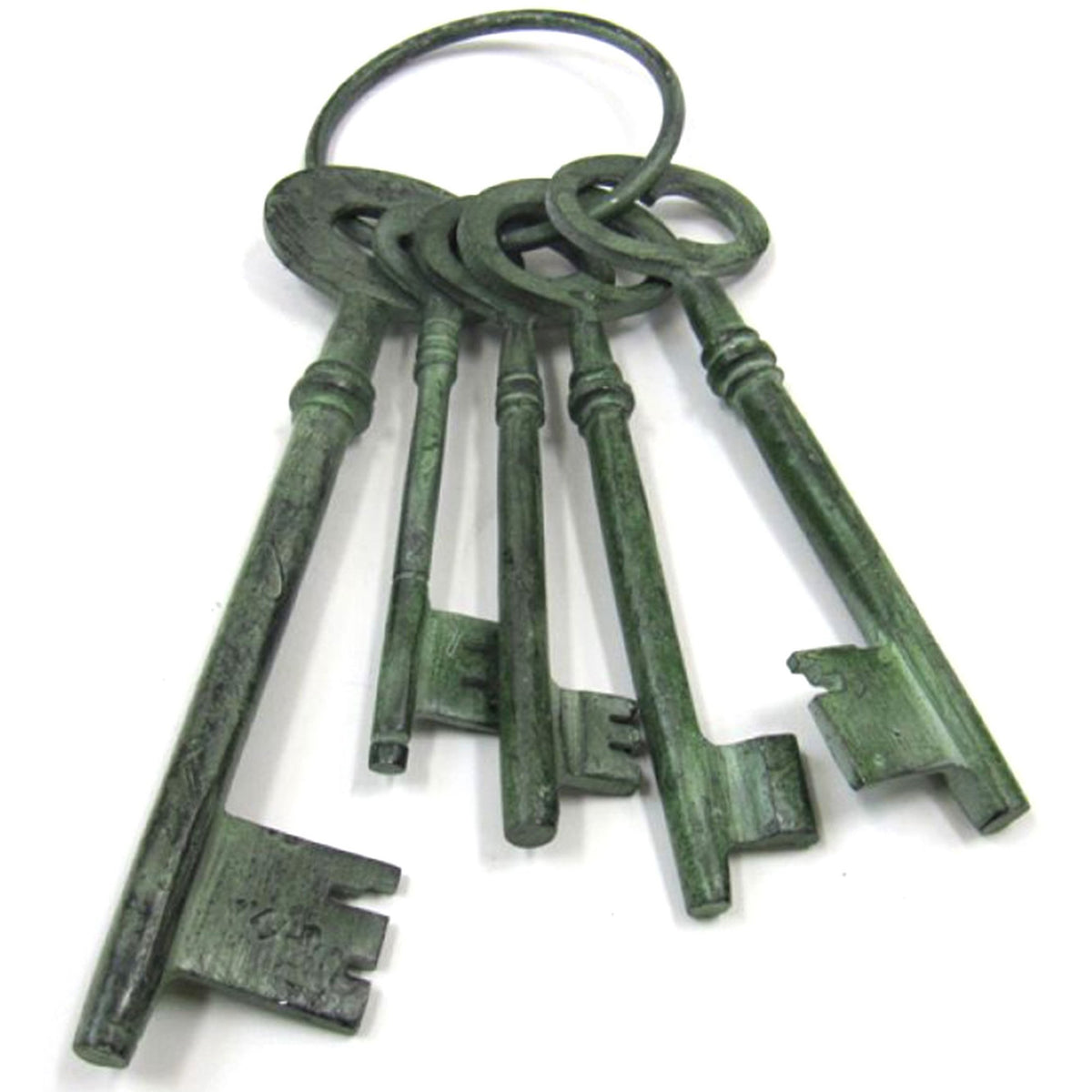 Aluminum Jail Keys Patina