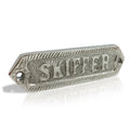 Chrome Plated Sign  Inch Skipper Inch