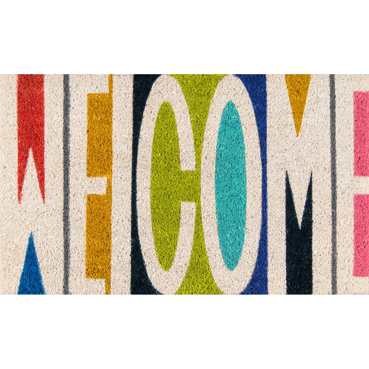 Novogratz Aloha Alo-3 Multi Welcome 1'6' X 2'6'