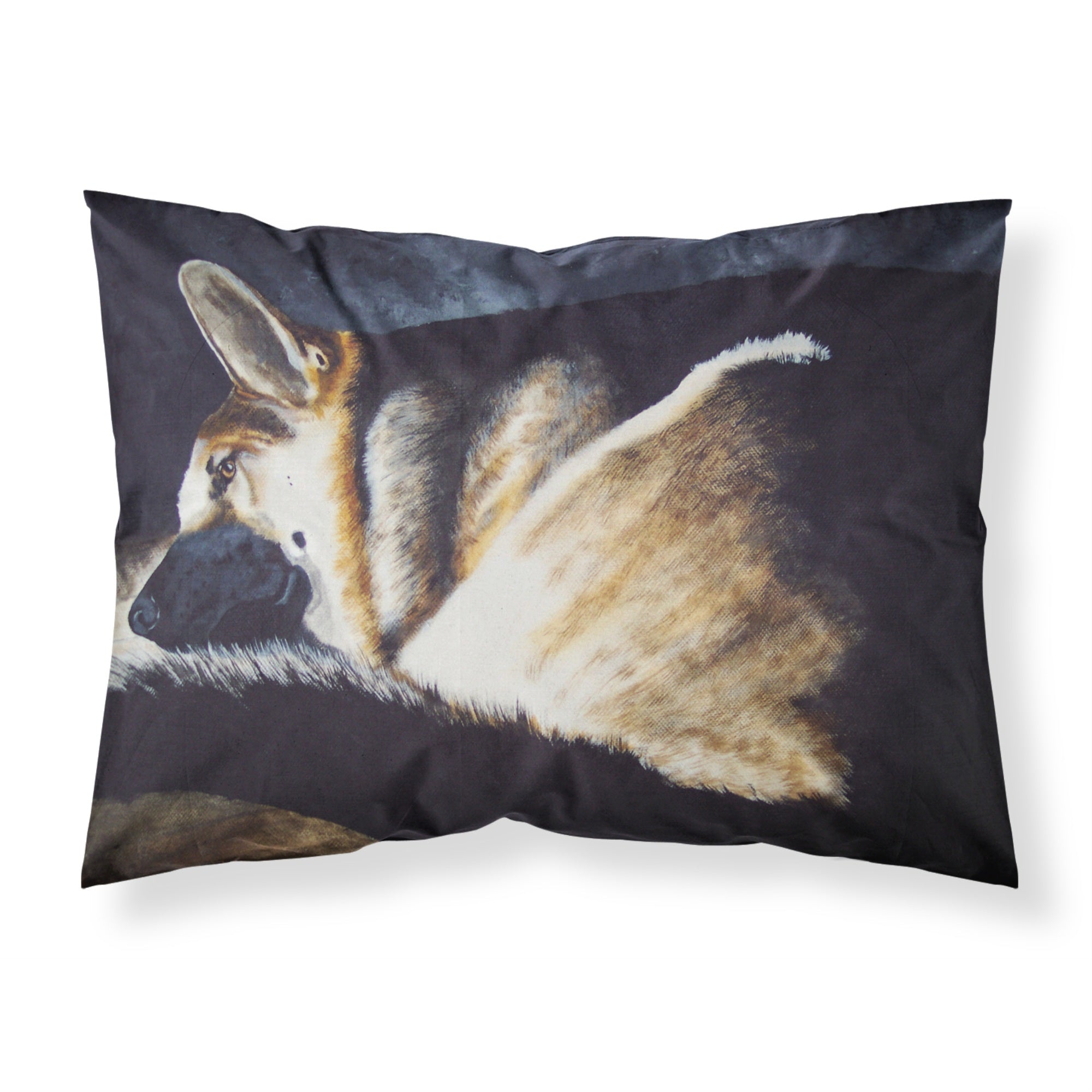 'Caroline'S Treasures Day Dreamer German Shepherd Fabric Standard Pillowcase Amb1042Pillowcase, Multicolor'