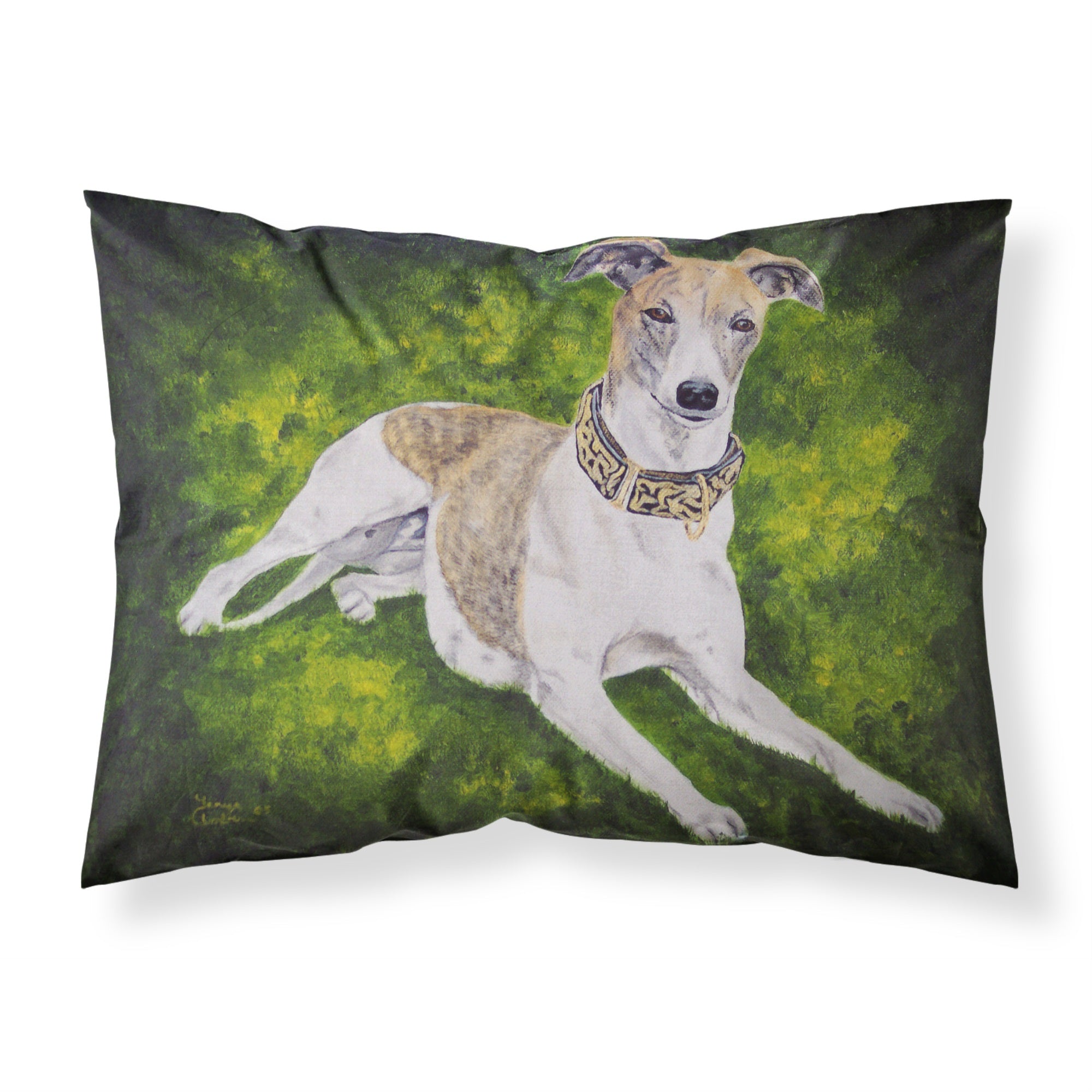 'Caroline'S Treasures Isabella Greyhound Fabric Standard Pillowcase Amb1045Pillowcase, Multicolor'