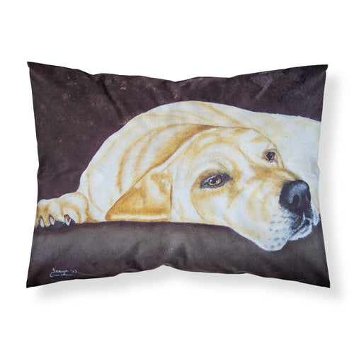 'Caroline'S Treasures Naptime Yellow Labrador Fabric Standard Pillowcase Amb1072Pillowcase, Multicolor'
