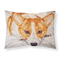 'Caroline'S Treasures ''Fiona Corgi'' Printed, Polyester Envelope Closure Pillowcase, Standard, Multicolor'