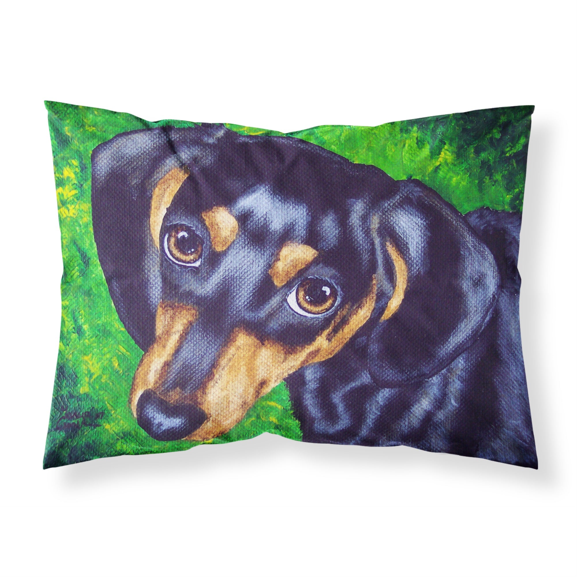 'Caroline'S Treasures Tootsie Dachshund Fabric Standard Pillowcase Amb1173Pillowcase, Multicolor'