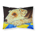 'Caroline'S Treasures Airedale Terrier Momma'S Quilt Fabric Standard Pillowcase Amb1174Pillowcase, Multicolor'