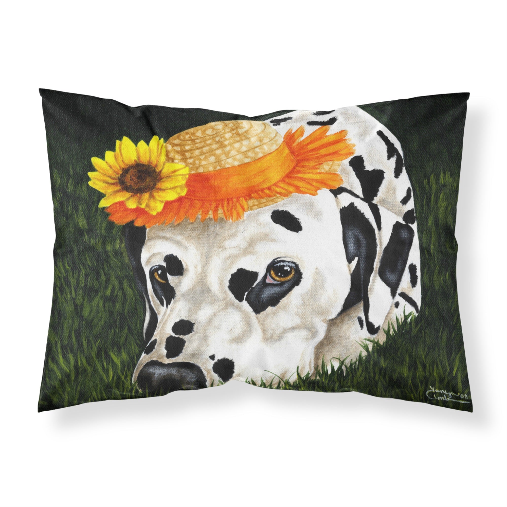 'Caroline'S Treasures My Sun Spot Dalmatian Fabric Standard Pillowcase Amb1340Pillowcase, Multicolor'