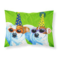 'Caroline'S Treasures Party Animals Jack Russell Terriers Fabric Standard Pillowcase Amb1441Pillowcase, Multicolor'