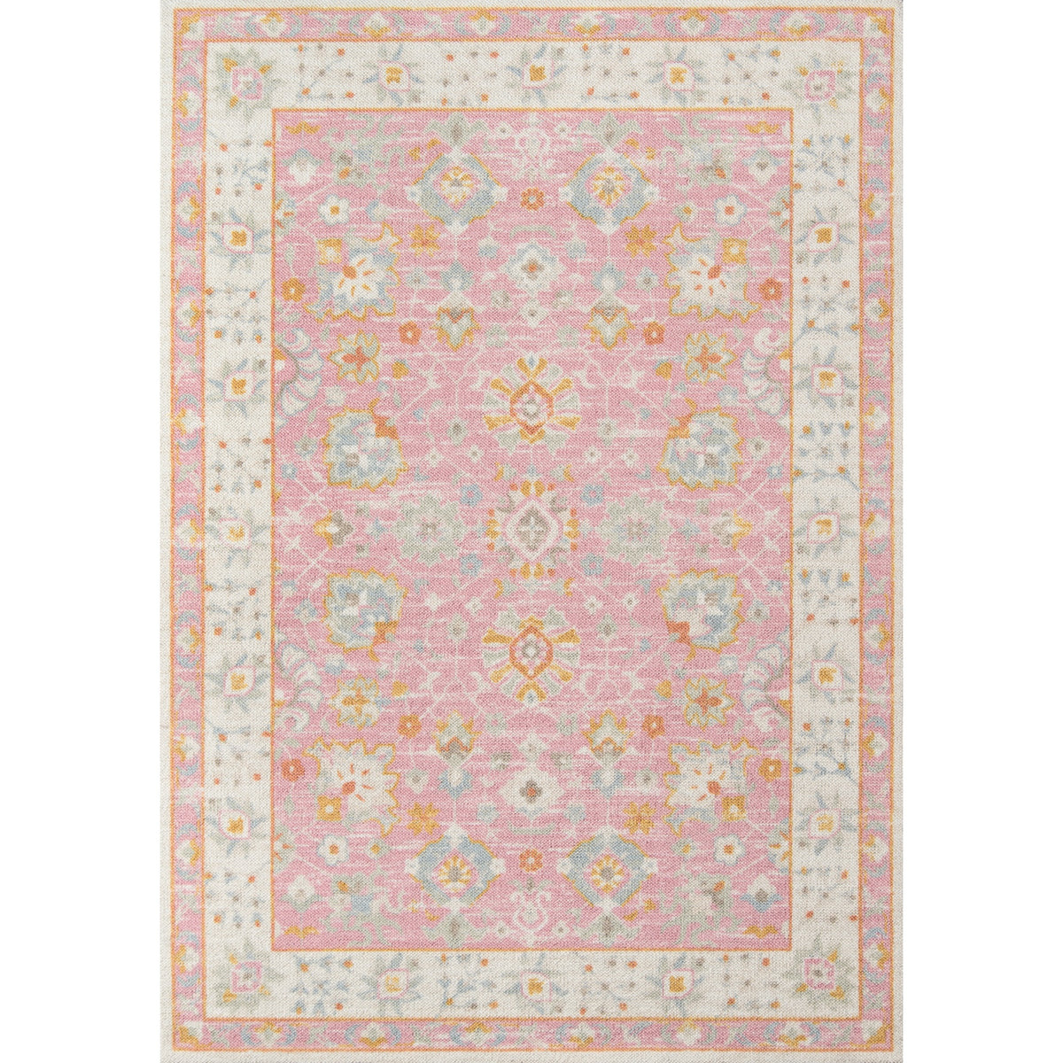 Momeni Anatolia Ana8 Pink  53 Inch  X 76 Inch