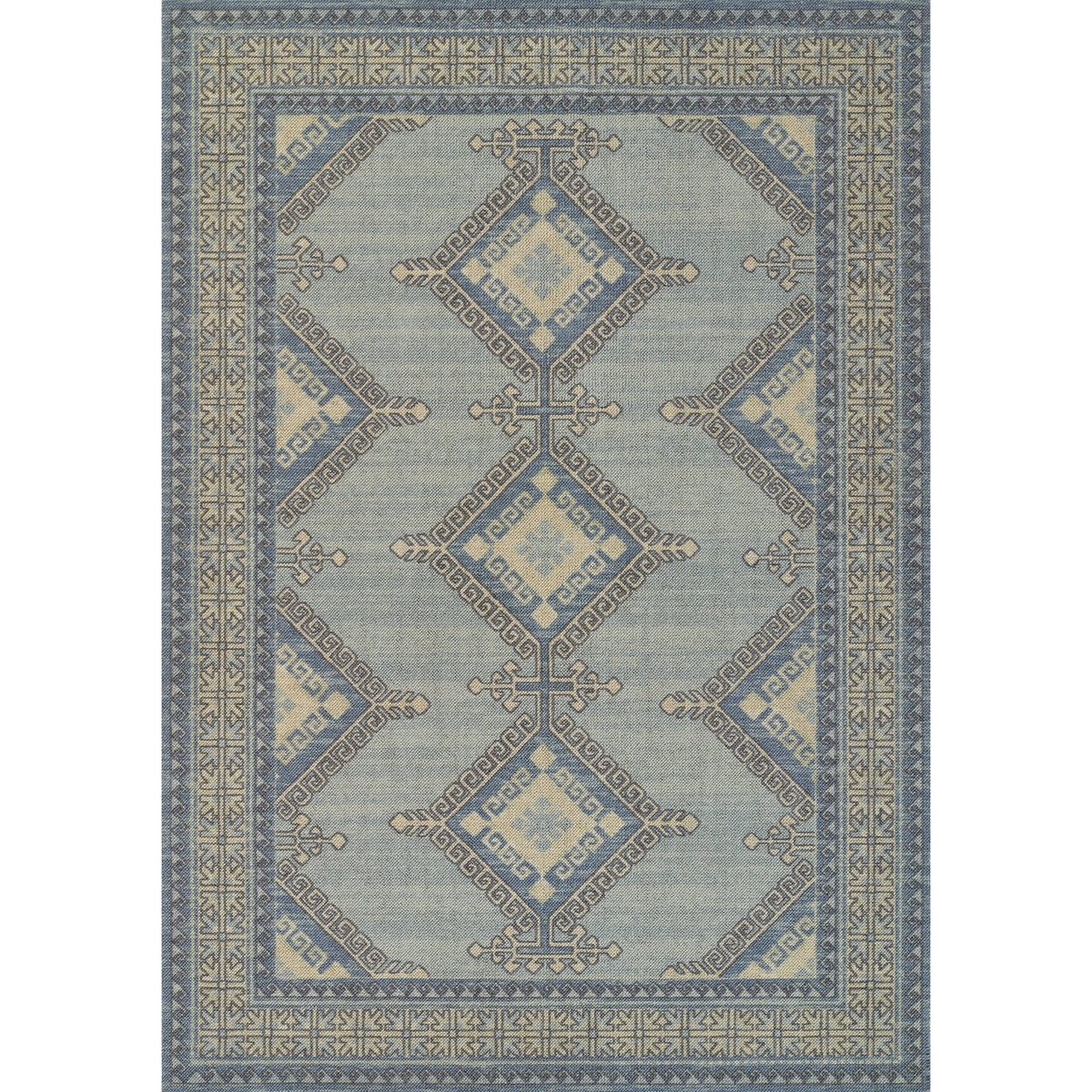 Momeni Anatolia Ana10/Blue 53 Inch  X 76 Inch