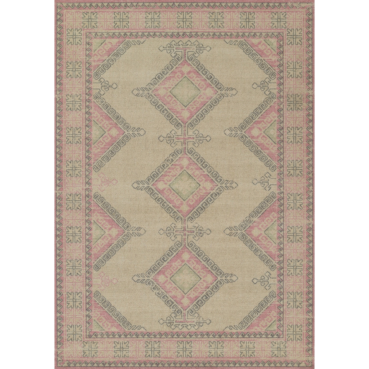 Momeni Anatolia Ana10/Pink 53 Inch  X 76 Inch