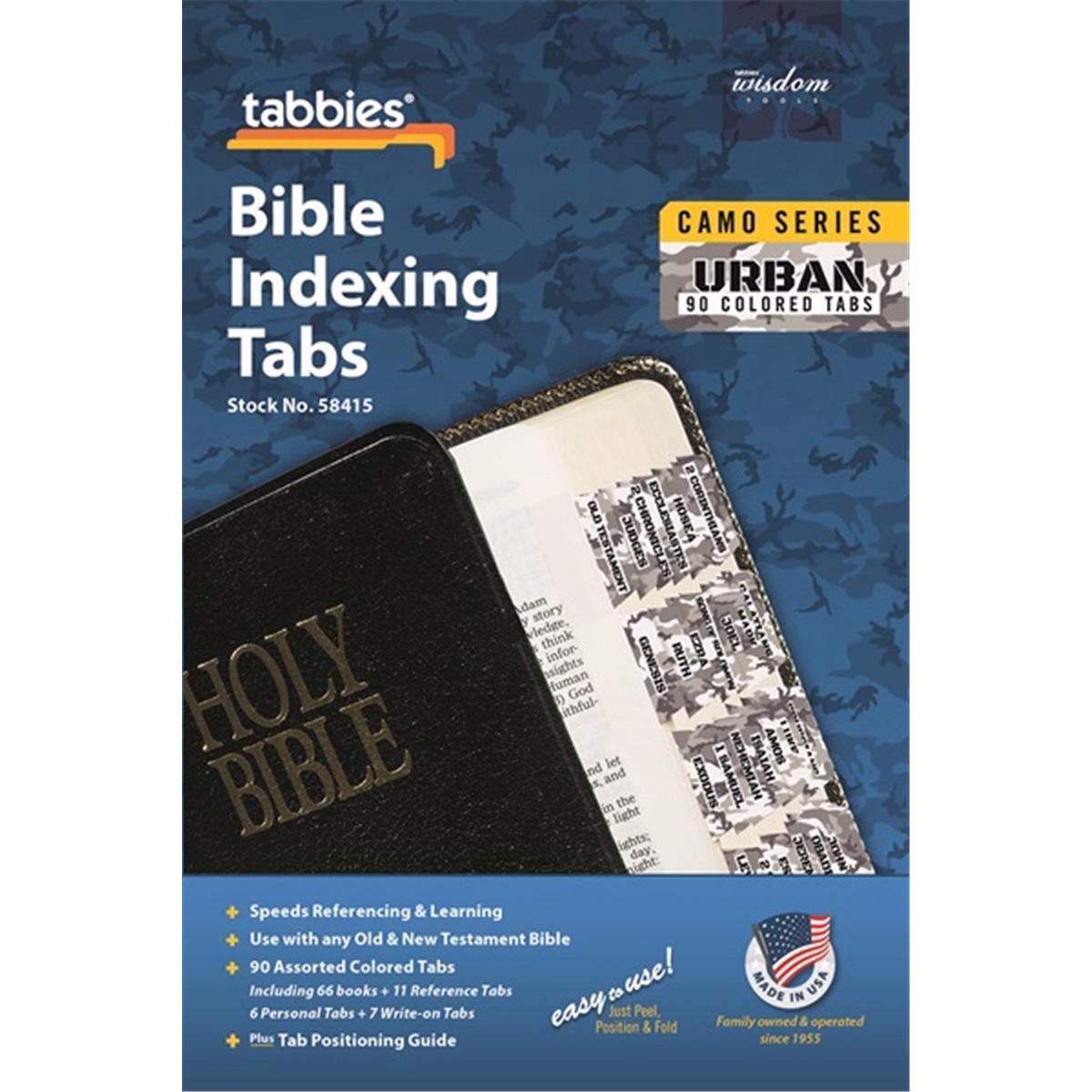 Tabbies 197333 Old & New Testament Urban Camo Series Bible Tab