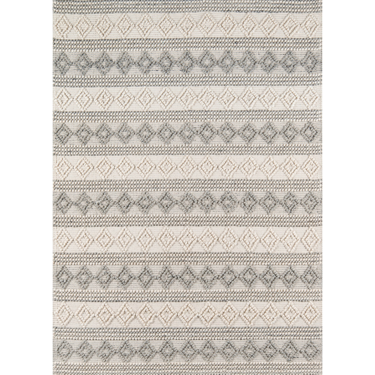 Momeni Andes And10 Ivory  79 Inch  X 99 Inch
