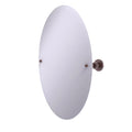 Frameless Oval Tilt Mirror With Beveled Edge  Ap91Ca