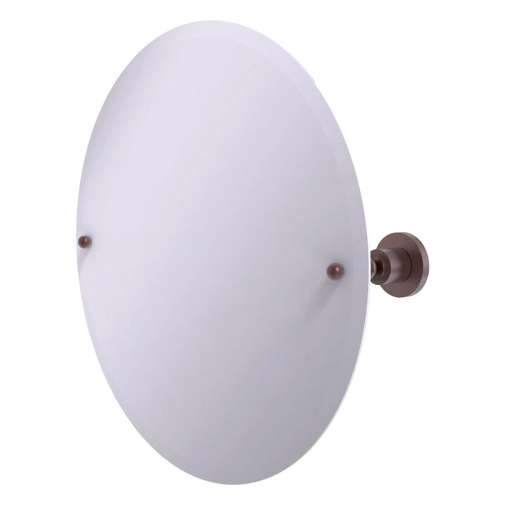 Frameless Round Tilt Mirror With Beveled Edge  Ap90Ca