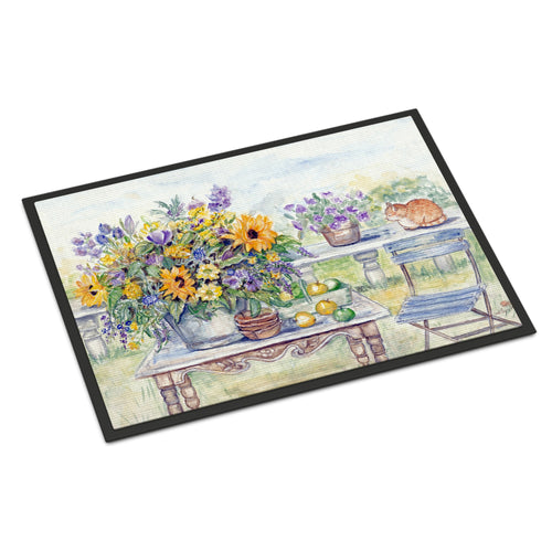 'Caroline'S Treasures Patio Bouquet Of Flowers Indoor Or Outdoor Mat 18X27 Aph3566Mat, 18'' X 27'', Multicolor'