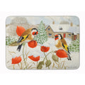 Carolines Treasures European Goldfinches Floor Mat, 19 x 27, Multicolor