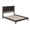 Nantucket King Low Profile Wood Platform Bed in Espresso