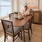 ACTU Extendable Dining Table Set for Small Spaces (Seats 4–6)