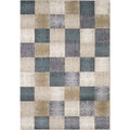 Avalon 5617 Ivory Checkered Area Rug, Size  2 X 77 Inch  Runner