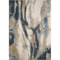 Avalon 5618 Ivory/Blue Wonder Area Rug, Size  53 Inch  X 77 Inch