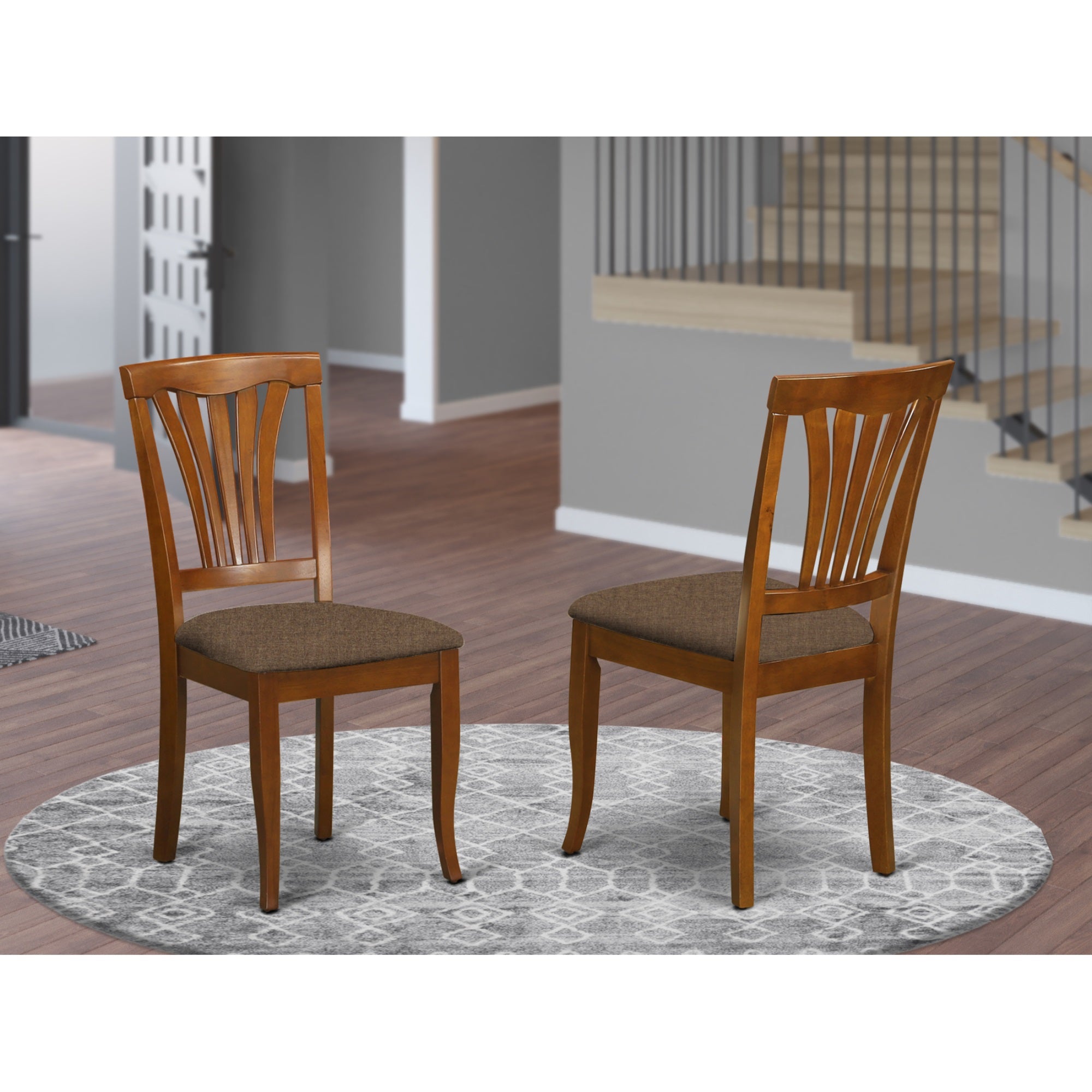 East West Furniture Avon Dining Chairs - Thumbnail 4