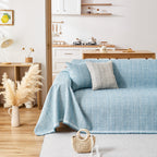 Couch Cover Blanket Couch Covers for Most Shape Sofas Washable Durable Sofa Throw Cover with Tassels