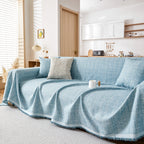 Couch Cover Blanket Couch Covers for Most Shape Sofas Washable Durable Sofa Throw Cover with Tassels