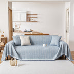 Couch Cover Blanket Couch Covers for Most Shape Sofas Washable Durable Sofa Throw Cover with Tassels