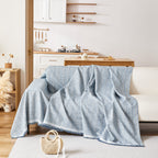 Couch Cover Blanket Couch Covers for Most Shape Sofas Washable Durable Sofa Throw Cover with Tassels