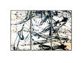 Irena 3Piece 48 Inch X28 Inch  (Each) Canvas Wall Art, Black Ps Frame