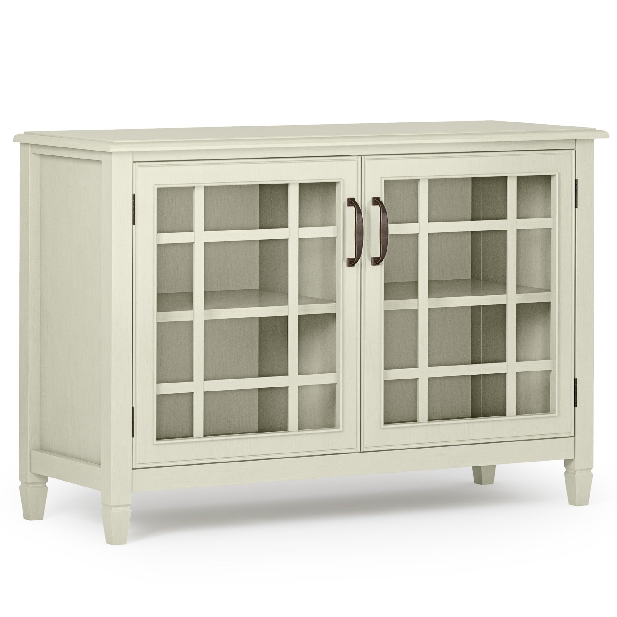 Connaught SOLID WOOD 46 in Wide Low Storage Cabinet