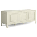 Connaught SOLID WOOD Storage Bench Trunk in Antique White
