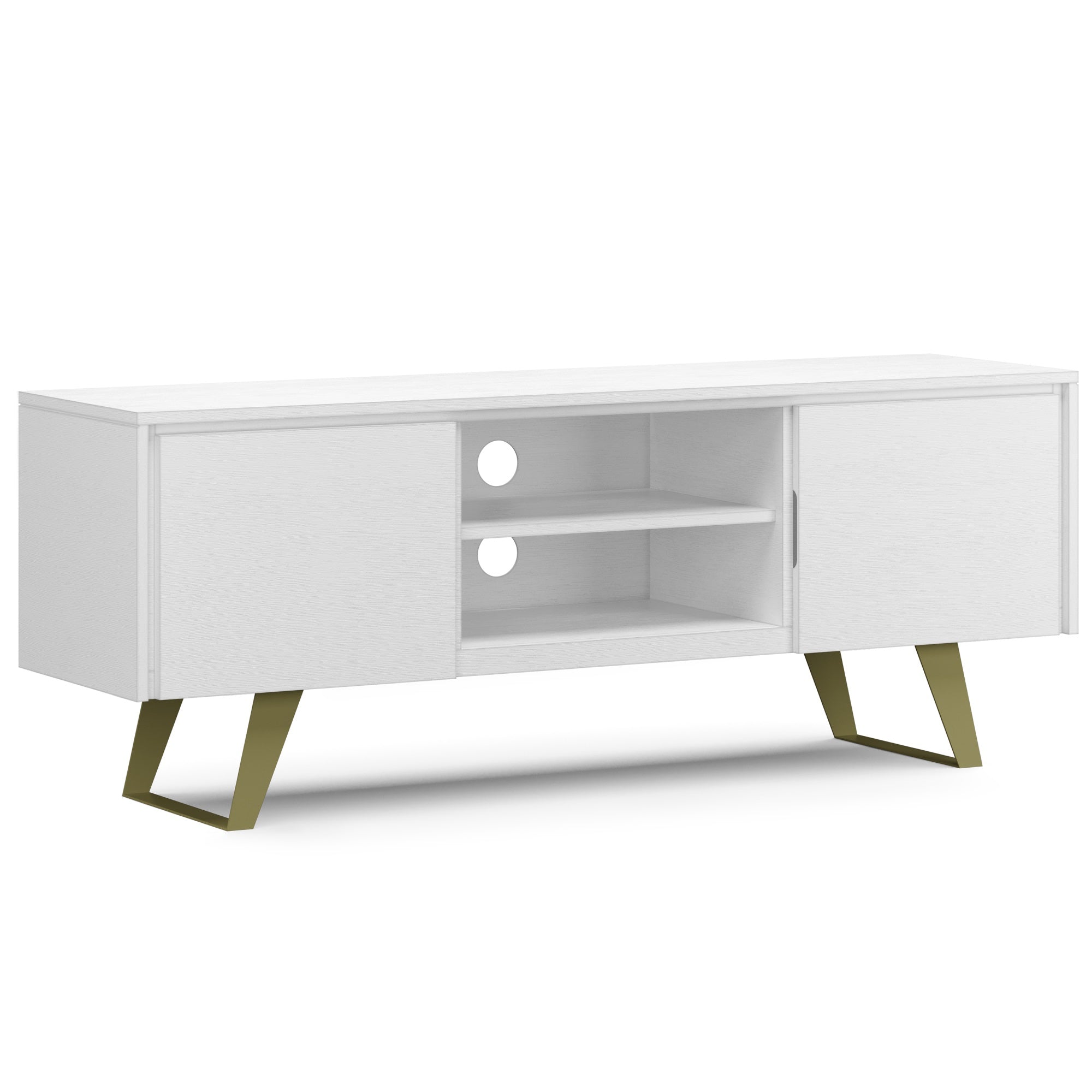 Lowry TV Media Stand in White