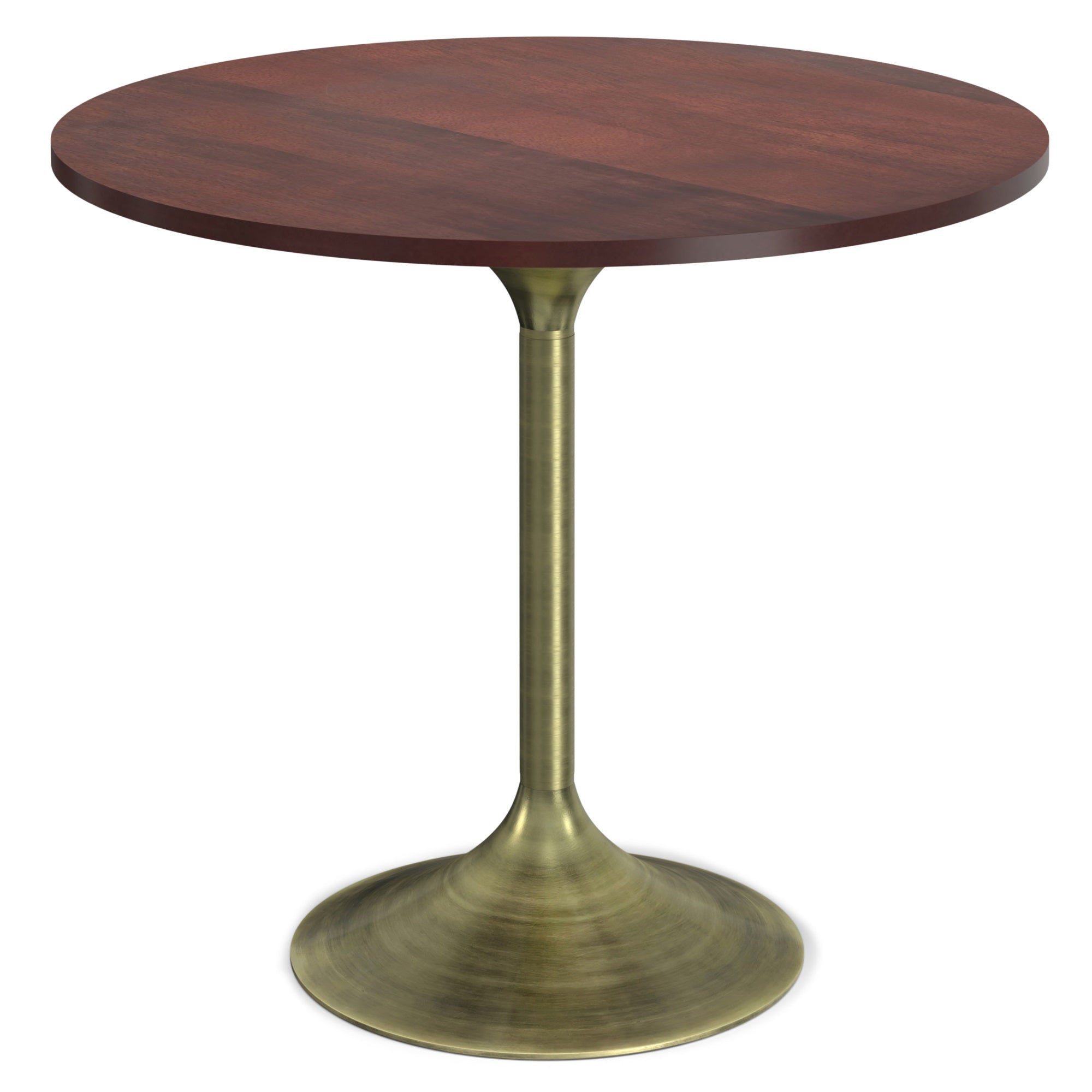 Radford SOLID MANGO WOOD and Metal 36 in Wide Round Dining Table